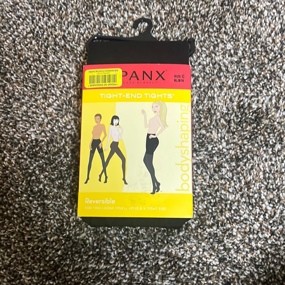 New Spanx Tight-End Tights Size C Black NIB
